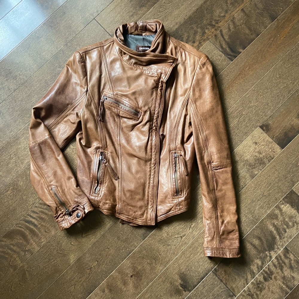 Women’s DANIER leather coat